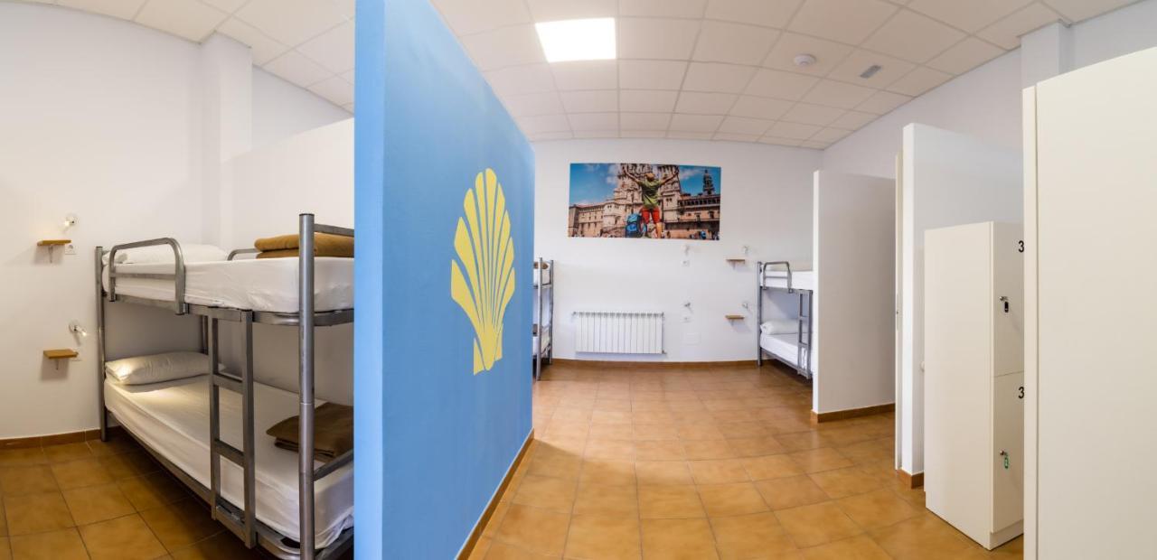 Albergue Espiritu Xacobeo O Pedrouzo Bagian luar foto